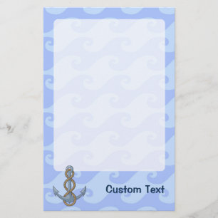 Anchor with Rope Stationery