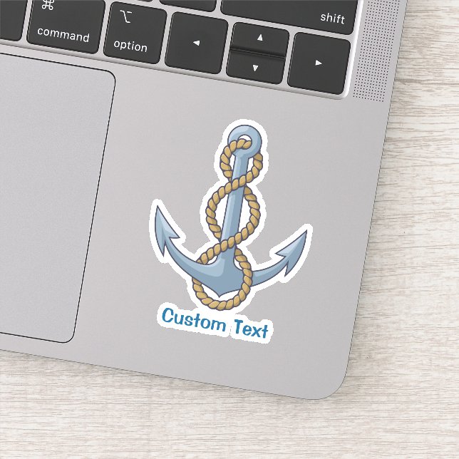 Anchor with Rope Sticker (Detail)