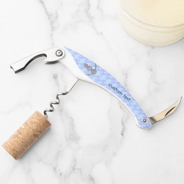 Anchor with Rope Waiter's Corkscrew (Front)