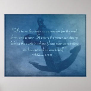 Anchor Within Us Scripture Poster