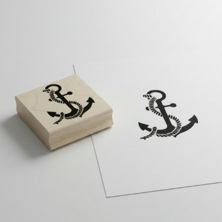 Anchor Wooden Art Stamp