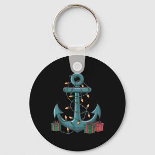 Anchor Xmas Lighting Cruise Ship Boat Anchor Chris Keychain