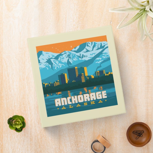 Anchorage, Alaska 3 Ring Binder (In Situ)