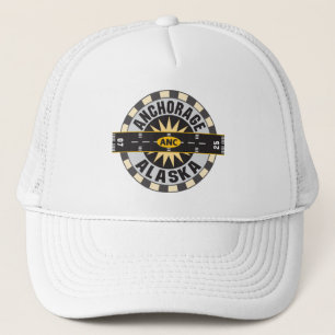 Anchorage Alaska ANC Airport Trucker Hat