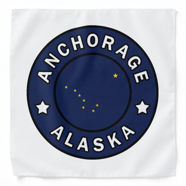 Anchorage Alaska Bandana (Front)