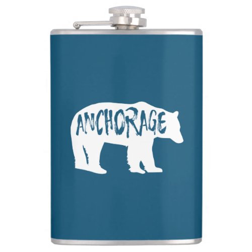 Anchorage Alaska Bear Flask