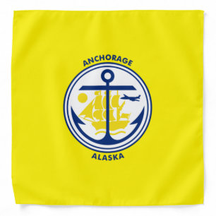 Anchorage (Alaska) City flag Bandana