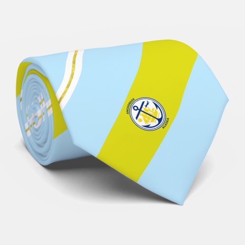 Anchorage Alaska city flag Neck Tie