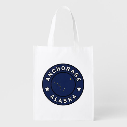 Anchorage Alaska Grocery Bag