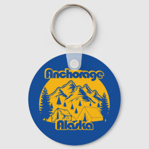 Anchorage Alaska Keychain