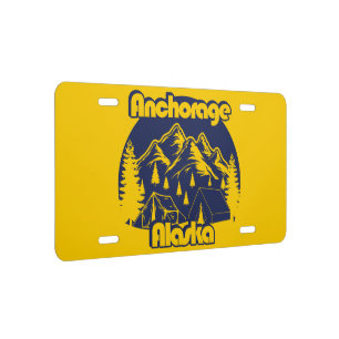 Anchorage Alaska License Plate