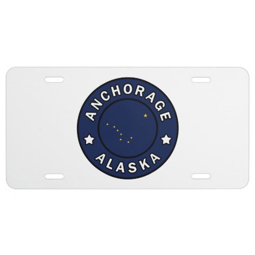 Anchorage Alaska License Plate