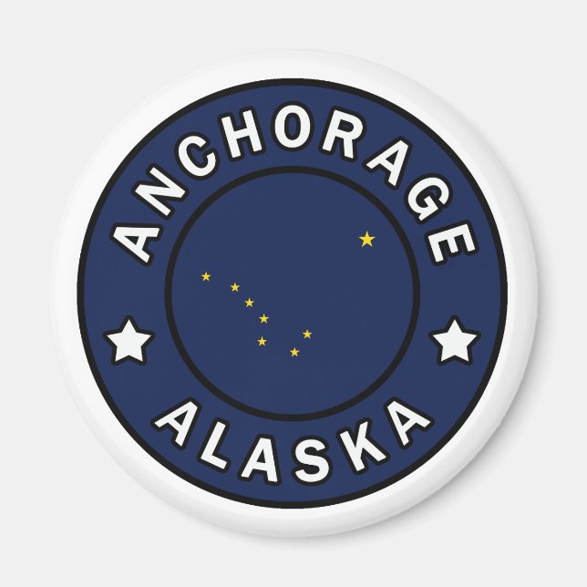 Anchorage Alaska Magnet (Front)