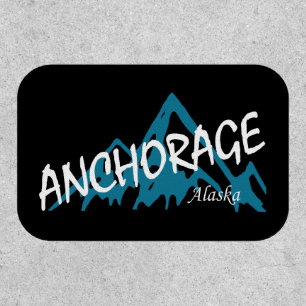 Anchorage Alaska Mountains Patch