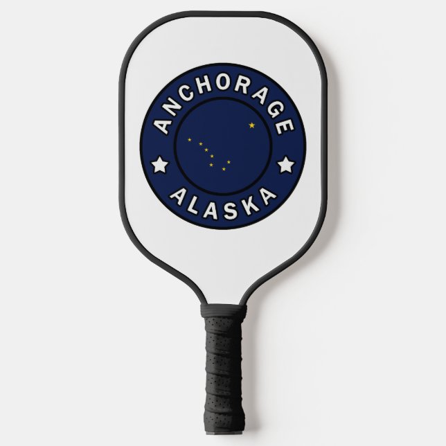 Anchorage Alaska Pickleball Paddle (Front)