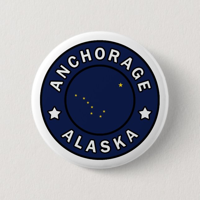 Anchorage Alaska Pinback Button (Front)