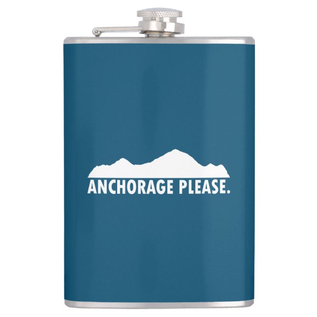 Anchorage Alaska Please Flask (Front)