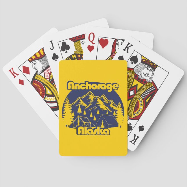 Anchorage Alaska Poker Cards (Back)