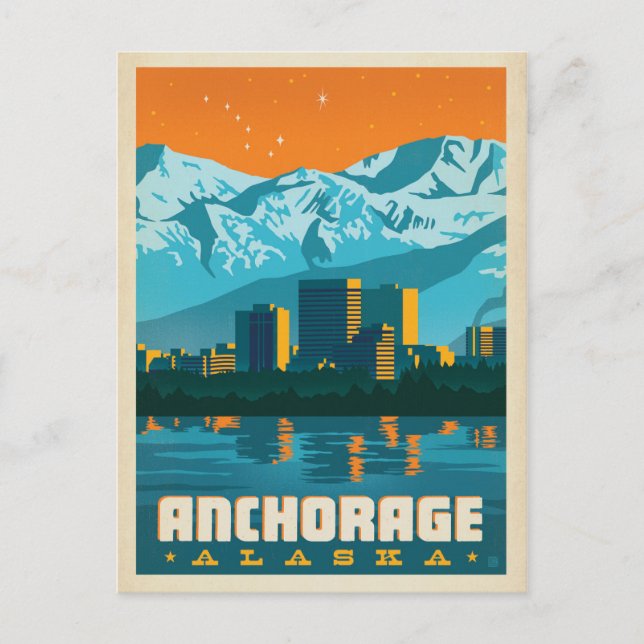Anchorage, Alaska Postcard (Front)