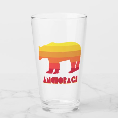 Anchorage Alaska Rainbow Bear Glass