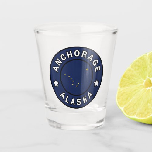 Anchorage Alaska Shot Glass