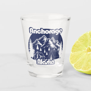 Anchorage Alaska Shot Glass