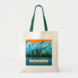 Anchorage, Alaska Tote Bag