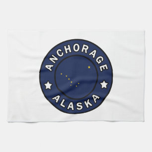 Anchorage Alaska Towel