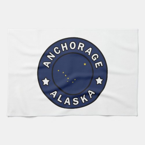 Anchorage Alaska Towel