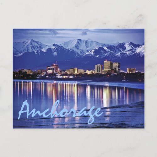 Anchorage Alaska USA Postcard