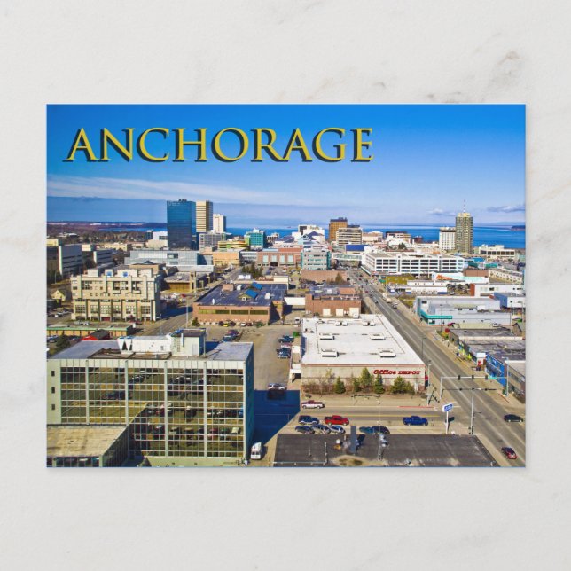 Anchorage, Alaska, U.S.A. Postcard (Front)