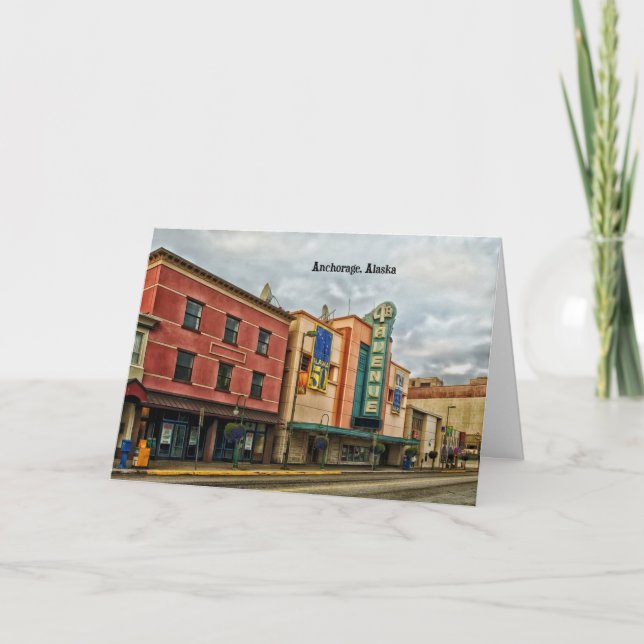 Anchorage Cityscape Card (Front)