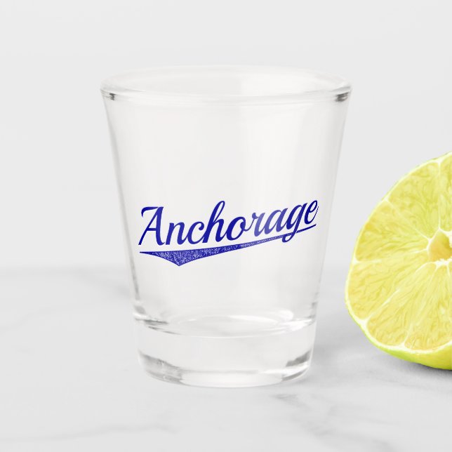 Anchorage Shot Glass (Front)