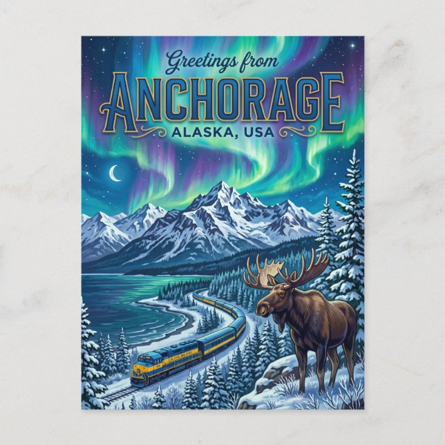 Anchorage USA Postcard (Front)