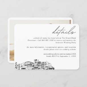 Anchorage Wedding Hotel Room Block Details Enclosure Card