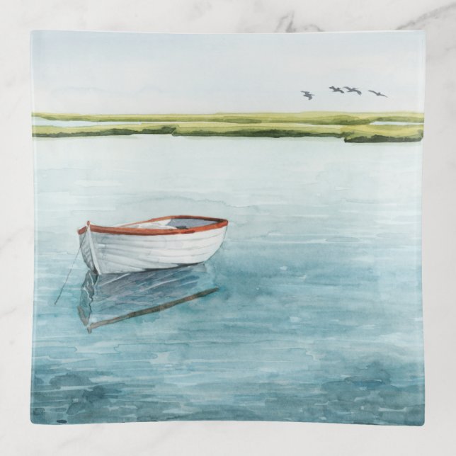 Anchored Bay I Trinket Tray (Front)