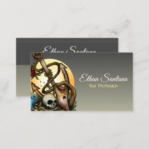Anchored  business card