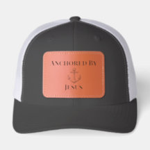 Anchored By Jesus, Modern SImple Minimal, Elegant