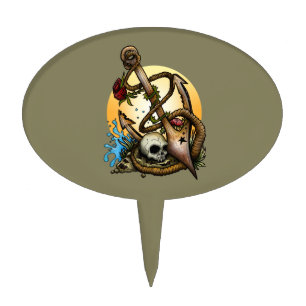 Anchored Cake Topper