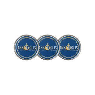 Anchored in Annapolis Dog Golf Ball Markers