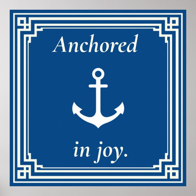 Anchored in Joy  Poster (Front)