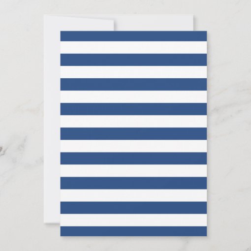 Anchored In Love Ii Nautical Stripe Bridal Shower Invitation Zazzle