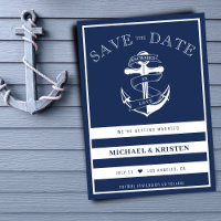 Anchored in Love Nautical Blue Anchor Wedding 