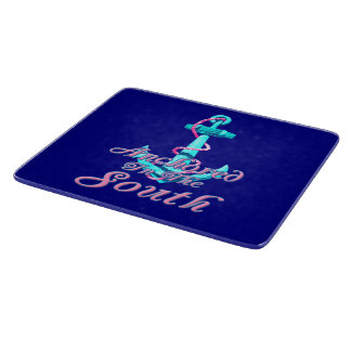 Anchored in the south cutting board