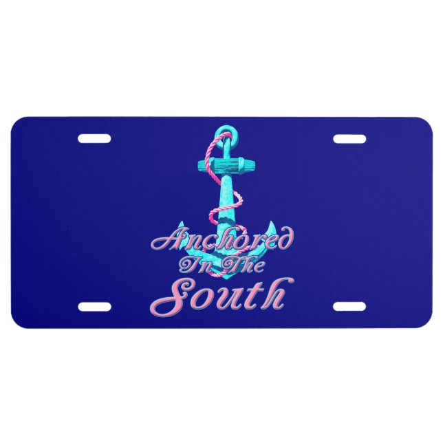 Anchored in the south license plate (Front)