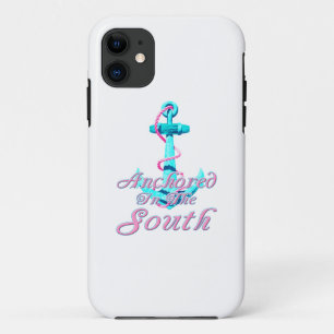 Anchored In the South Nautical iPhone 11 Case