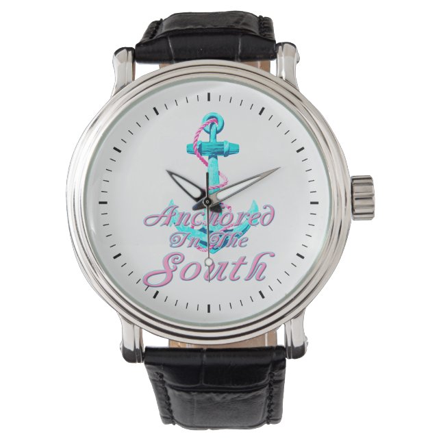 Anchored In the South Nautical Watch (Front)