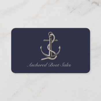 Anchored Rope Business Card by TheBusinessGallery at Zazzle