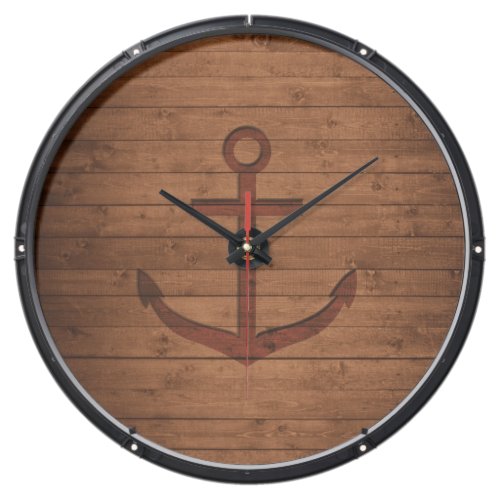Anchored Rustic Aquavista Clock