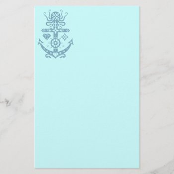 Anchored Stationery by Middlemind at Zazzle